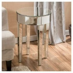 Budget 🎁 Normandie End Table - Mirrored - Christopher Knight Home 🔔 -End And Side Tables shop unnamed file 5537