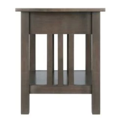 Coupon ⭐ Stafford End Table Oyster Gray - Winsome 😍 -End And Side Tables shop unnamed file 5542