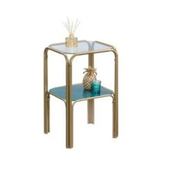 Promo ✨ Coral Cape End Table - Sauder Teal ✨