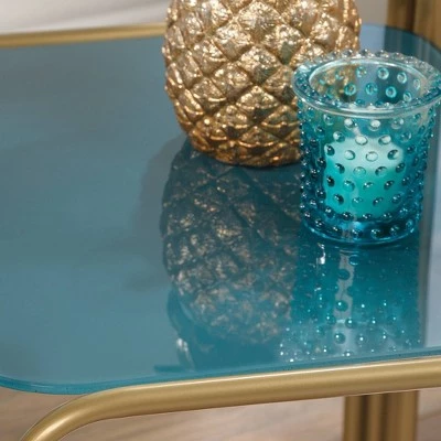 Promo ✨ Coral Cape End Table - Sauder Teal ✨ 6 Promo ✨ Coral Cape End Table - Sauder Teal ✨ - Image 4