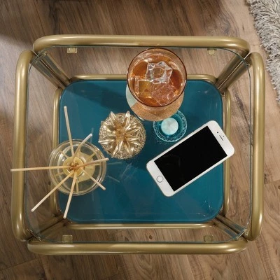 Promo ✨ Coral Cape End Table - Sauder Teal ✨ 7 Promo ✨ Coral Cape End Table - Sauder Teal ✨ - Image 5