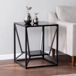 Cheap ❤️ Finsfil Square Glass-Top End Table Black - Aiden Lane ✨ 15 Cheap ❤️ Finsfil Square Glass-Top End Table Black - Aiden Lane ✨ -End And Side Tables shop unnamed file 5575
