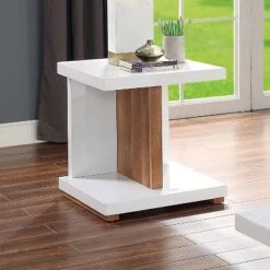 Best deal 🌟 2pc Hal Coffee Table Set White - miBasics 👍 -End And Side Tables shop unnamed file 558