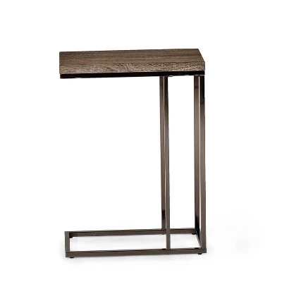 Top 10 π Steve Silver Co. Lucia Chairside End Table Gray/Brown - Steve Silver π 4 Top 10 π Steve Silver Co. Lucia Chairside End Table Gray/Brown - Steve Silver π - Image 2
