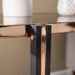 Best Sale ⌛ Carswaf End Table with Mirrored Top Champagne - Aiden Lane 🎁 -End And Side Tables shop unnamed file 5631