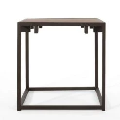 Outlet 🤩 Reidsville Modern Industrial End Table - Christopher Knight Home Gray/bronze 🤩 -End And Side Tables shop unnamed file 5646