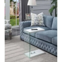 Wholesale π Soho C End Table - Breighton Home White Faux Marble π