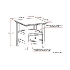 Budget 😍 Halifax End Table - Wyndenhall Black 👏 -End And Side Tables shop unnamed file 5675