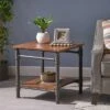 Deals 🎉 Cagny Industrial Wood End Table Teak - Christopher Knight Home 🔥 -End And Side Tables shop unnamed file 5680