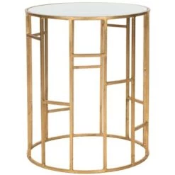 Coupon 💯 Doreen End Table - Safavieh Gold/mirror ⭐ -End And Side Tables shop unnamed file 5707