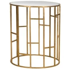 Coupon 💯 Doreen End Table - Safavieh Gold/mirror ⭐ -End And Side Tables shop unnamed file 5708