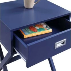 Wholesale ✨ Designs2Go Landon 1 Drawer End Table - Breighton Home Cobalt Blue 😀 -End And Side Tables shop unnamed file 5720