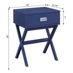 Wholesale ✨ Designs2Go Landon 1 Drawer End Table - Breighton Home Cobalt Blue 😀 -End And Side Tables shop unnamed file 5721