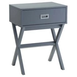 Wholesale ✨ Designs2Go Landon 1 Drawer End Table - Breighton Home Cobalt Blue 😀 -End And Side Tables shop unnamed file 5729