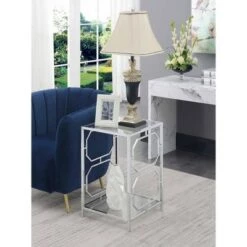 Brand new 🔔 Omega Chrome End Table Chrome - Breighton Home 🔔