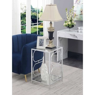 Brand new π Omega Chrome End Table Chrome - Breighton Home π 3 Brand new π Omega Chrome End Table Chrome - Breighton Home π