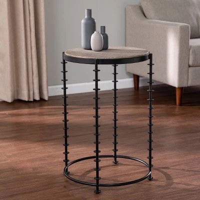 Buy β Ulsing Round End Table Black/Gray - Aiden Lane π₯ 3 Buy β Ulsing Round End Table Black/Gray - Aiden Lane π₯