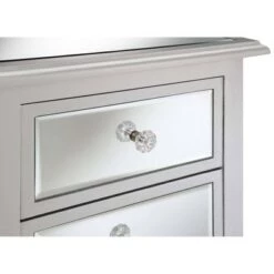 Hot Sale 😀 Gold Coast Park Lane Mirrored End Table Silver/Mirror - Breighton Home 💯 -End And Side Tables shop unnamed file 5864