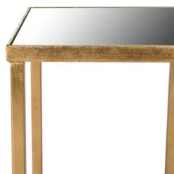 Promo 👍 Gellert End Table Gold/Mirror - Safavieh 🎉 -End And Side Tables shop unnamed file 5878