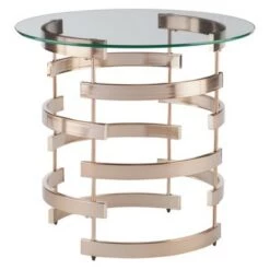 Buy 😉 Bevmar End Table - Champagne - Aiden Lane ⌛ -End And Side Tables shop unnamed file 5887