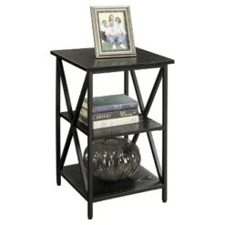 Flash Sale 💯 Tucson 3 Tier End Table Black - Breighton Home 😀
