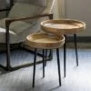 Best Sale 🤩 Park Hill Collection Nested Wood and Iron Occasional Tables ❤️