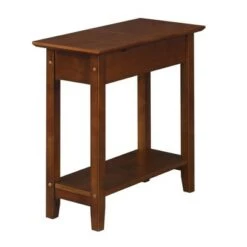 Outlet ⌛ American Heritage Flip Top End Table with Charging Station and Shelf - Breighton Home Faux Birch/black 🛒 -End And Side Tables shop unnamed file 5926