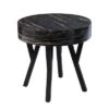 Outlet 💯 Masnan Round Faux Marble End Table Black - Aiden Lane 👏 -End And Side Tables shop unnamed file 5931