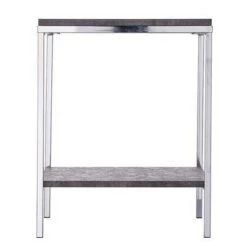Best Pirce 🎁 Lyrrax Faux Concrete End Table Gray - Aiden Lane 👏