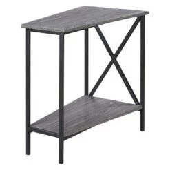 Budget 😍 Breighton Home Johar Furniture Tucson Wedge End Table Black ⌛ -End And Side Tables shop unnamed file 5947