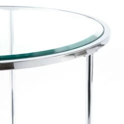 Cheapest 🎁 Ric End Table Chrome - Aiden Lane 🔔 -End And Side Tables shop unnamed file 5968