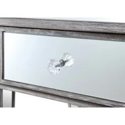 Best deal 🧨 Gold Coast Mirrored End Table with Drawer Weathered Gray - Breighton Home ✨ -End And Side Tables shop unnamed file 6009