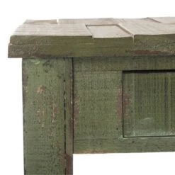 New 🥰 Alfred End Table with Storage Drawer - Antique Green - Safavieh ⌛ -End And Side Tables shop unnamed file 6031
