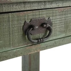 New 🥰 Alfred End Table with Storage Drawer - Antique Green - Safavieh ⌛ -End And Side Tables shop unnamed file 6032