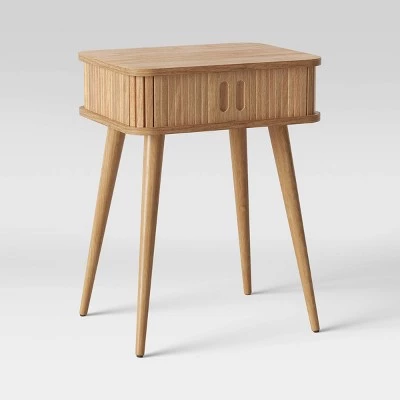 Cheap π Adelpha End Table with Sliding Storage Natural - Opalhouse™ βοΈ 4 Cheap π Adelpha End Table with Sliding Storage Natural - Opalhouse™ βοΈ - Image 2