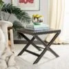 Best reviews of 🎁 Janine X End Table - Gray - Safavieh 🔔 -End And Side Tables shop unnamed file 6063