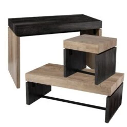 Cheap 😉 Measmor End Table Natural/Black - Aiden Lane 🎁 -End And Side Tables shop unnamed file 6072