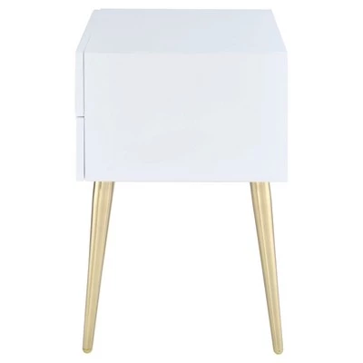 Cheap π€© End Table White Gold - Acme Furniture β 7 Cheap π€© End Table White Gold - Acme Furniture β - Image 5