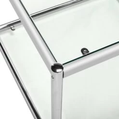 Best deal 💯 Lilias Glass End Table Chrome - Safavieh 🎁 -End And Side Tables shop unnamed file 6105