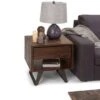 Top 10 🎁 22" Mitchell Solid Acacia Wood End Table Distressed Charcoal Brown - WyndenHall ⌛ -End And Side Tables shop unnamed file 6111