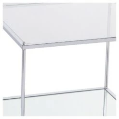 Budget ✨ Benton Glam Mirrored End Table - Chrome - Aiden Lane ⌛ -End And Side Tables shop unnamed file 6123