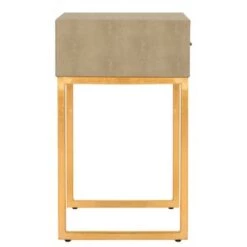 Brand new 👍 End Table Light Taupe - Safavieh ✔️ -End And Side Tables shop unnamed file 6133