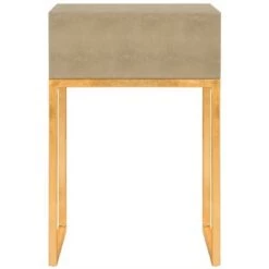 Brand new 👍 End Table Light Taupe - Safavieh ✔️ -End And Side Tables shop unnamed file 6134