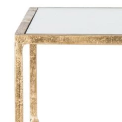 Promo 😀 Vera End Table - Gold / Mirror - Safavieh ✨ -End And Side Tables shop unnamed file 6141
