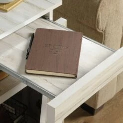 Coupon 😍 Dakota Pass End Table White Plank - Sauder ❤️ -End And Side Tables shop unnamed file 6145