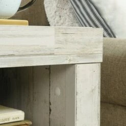 Coupon 😍 Dakota Pass End Table White Plank - Sauder ❤️ -End And Side Tables shop unnamed file 6152