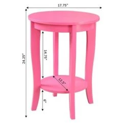 Top 10 🛒 American Heritage Round End Table Pink - Breighton Home 🌟 -End And Side Tables shop unnamed file 6169