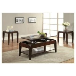 Hot Sale 😀 Docila End Table Walnut - Acme Furniture 💯