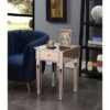 Discount 🛒 Gold Coast Mirrored End Table with Drawer Silver/Rose - Breighton Home 👏 -End And Side Tables shop unnamed file 6216