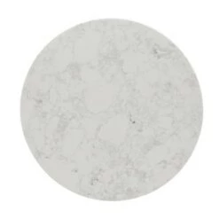 Budget 👏 Vebell Round End Table White/Natural - Aiden Lane 🎉 -End And Side Tables shop unnamed file 6223